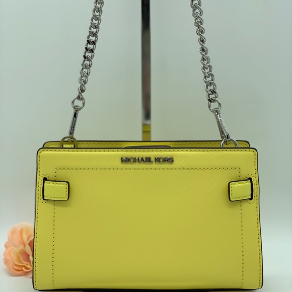 Michael Kors Handbags - MICHAEL KORS RAYNE SM CROSSBODY SUNSHINE